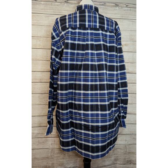 Club Room by Charter Club Big Oxford Button Up Long Sleeve Shirt Size Large - Picture 3 of 4